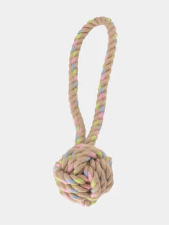 Jouet En Corde Pour Chien Eco-friendly -Animalerie Becopets jouet corde eco friendly ecologique chien balle
