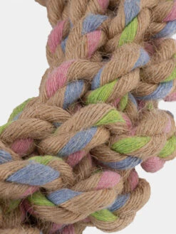 Jouet En Corde Pour Chien Eco-friendly - Anneau -Animalerie Becopets jouet corde eco friendly ecologique chien cercle 1