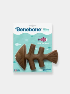 Jouet à Mâcher Pour Chien - Fishbone 🐟 - Saveur Saumon - Benebone -Animalerie Benebone jouet a macher pour chien fishbone 1