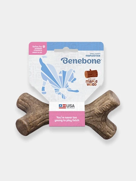 Jouet à Mâcher Pour Chiot - Puppy Maplestick 🪵🍁 - Benebone 4 Jouet à Mâcher Pour Chiot - Puppy Maplestick 🪵🍁 - Benebone – Image 2