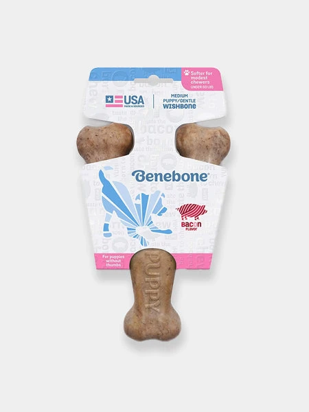 Jouets à Mâcher Pour Chiot - Wishbone Puppy Bacon 🥓 - Benebone 6 Jouets à Mâcher Pour Chiot - Wishbone Puppy Bacon 🥓 - Benebone – Image 4