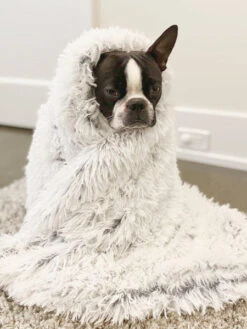 Plaid Apaisant Pour Chien Et Chat - Best Friends By Sheri - Frost -Animalerie Best Friend by Sheri plaid ultra confort doux pour chien gris 2