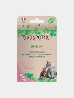 Pipettes Insectifuges Biospotix Pour Chat Et Chaton - 5 Pipettes - Biogance