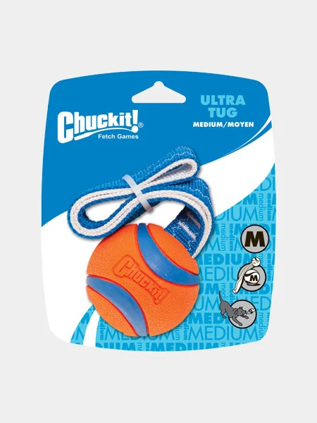 Balle Pour Chien Ultra Tug Chuck It! - Taille M 3 Balle Pour Chien Ultra Tug Chuck It! - Taille M