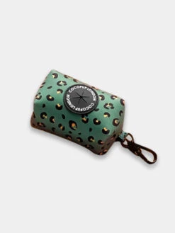 Pochette Tendance Pour Sacs à Crottes - Léopard Vert - Cocopup London