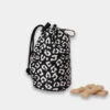 Pochette à Friandises Pour Chien - Léopard Noir - Cocopup London -Animalerie Cocopup london pochette friandises balade chien leopard noir 1