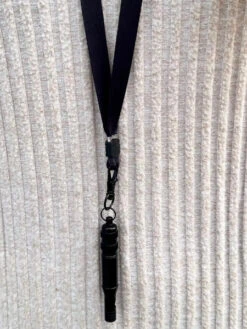 Sifflet éducation Positive Des Chiens - Collier Noir - Cocopup London