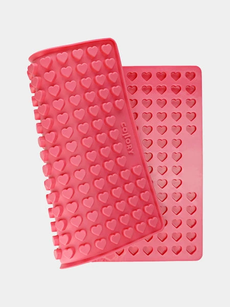 Moule En Silicone Pour Friandises - 244 Coeurs - Rose 3 Moule En Silicone Pour Friandises - 244 Coeurs - Rose