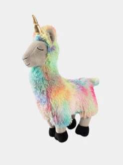 Peluche Originale Pour Chien - Llamacorn Rainbow 🦙🦄 - Fringe PetShop