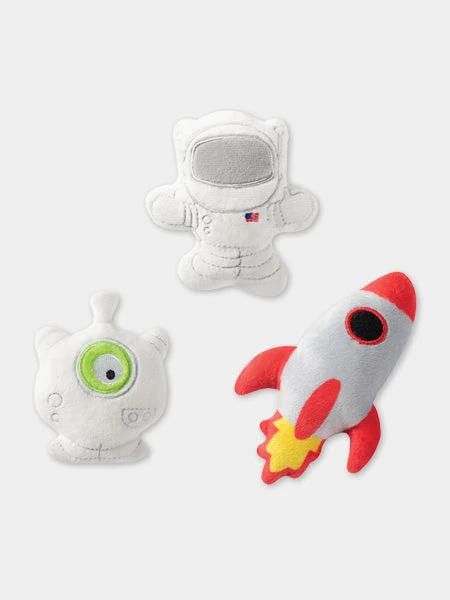 Set De 3 Peluches Pour Chien - Space 👨🚀🚀👽 - Fringe PetShop 3 Set De 3 Peluches Pour Chien - Space 👨🚀🚀👽 - Fringe PetShop