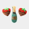 Set De 3 Peluches Pour Chien - Mousseux Et Fraise 🍾🍓 - Fringe PetShop -Animalerie Fringe petshop peluche design chien 289482 Champagne Strwbry