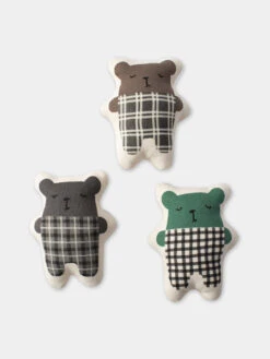 Set De 3 Peluches Pour Chien - Oursons Canvas 🐻 - Fringe PetShop