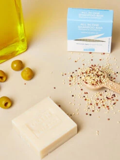 Shampoing Solide All In One - Quinoa Et Huile D'olive - Greenfields 10 Shampoing Solide All In One - Quinoa Et Huile D'olive - Greenfields -Animalerie Greenfields shampoing solide naturel pour chien all in one 4