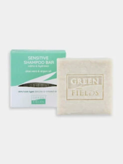 Shampoing Solide Peaux Sensibles - Aloe Vera Et Huile D'argan - Greenfields