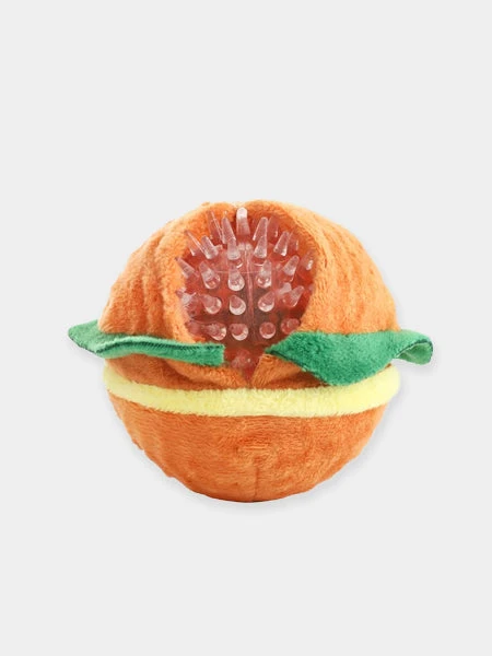 Balle En Peluche Pour Chien - Food Party Hamburger - HugSmart 4 Balle En Peluche Pour Chien - Food Party Hamburger - HugSmart – Image 2