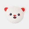 Jouet En Peluche Pour Chien - Woof Love Bear - HugSmart -Animalerie HugSmart peluche interactive pour chien chiot ours blanc saint valentin 1