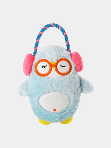 Peluche En Corde Originale Pour Chien - Pingouin - HugSmart 3 Peluche En Corde Originale Pour Chien - Pingouin - HugSmart