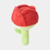 Jouet En Peluche Pour Chien - Woof Love Rose - HugSmart -Animalerie HugSmart peluche interactive pour chien chiot rose saint valentin 1