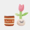 Jouet En Peluche Pour Chien - Tulipe En Pot 🌷 - HugSmart -Animalerie HugSmart peluche interactive pour chien chiot tulip 1