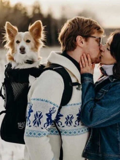 Sac à Dos Pour Transporter Son Chien - AIR 2 Noir - K9 Sport Sack -Animalerie K9 Sport Sack air 2 noir sac a dos transport chien 4 1