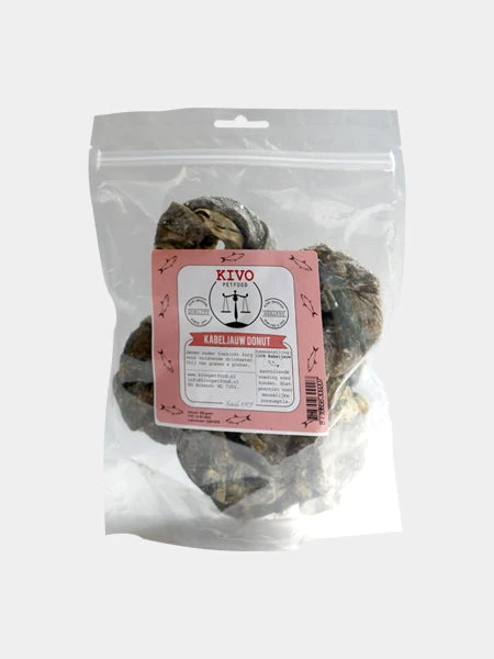 Friandises Pour Chien - Donut De Peau Poisson Séché 4 Friandises Pour Chien - Donut De Peau Poisson Séché – Image 2