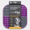 Plateau D'enrichissement Et De Léchage LickiMat Slomo - Violet 1 Plateau D'enrichissement Et De Léchage LickiMat Slomo - Violet -Animalerie Lickimat tapis lechage occupation chien slomo violet 1