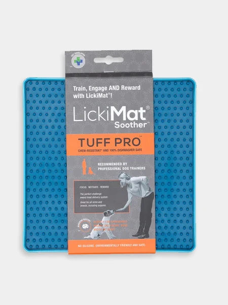 Tapis De Léchage Renforcé LickiMat Pro Soother - Turquoise 3 Tapis De Léchage Renforcé LickiMat Pro Soother - Turquoise