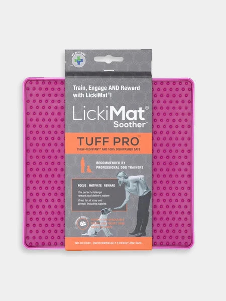 Tapis De Léchage Renforcé LickiMat Pro Soother - Rose 3 Tapis De Léchage Renforcé LickiMat Pro Soother - Rose