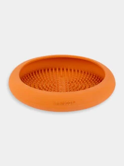 Bol D'enrichissement Et De Léchage Avec Ventouses LickiMat UFO - Orange