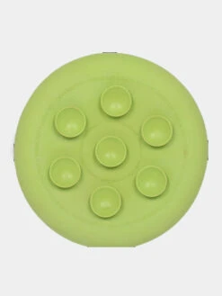 Bol D'enrichissement Et De Léchage Avec Ventouses LickiMat UFO - Vert -Animalerie Lickimat tapis lechage occupation chien ufo vert 3