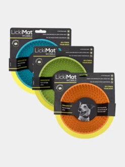 Bol D'enrichissement Et De Léchage LickiMat Wobble - Orange 9 Bol D'enrichissement Et De Léchage LickiMat Wobble - Orange -Animalerie Lickimat tapis lechage occupation chien wobble 1