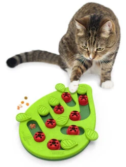 Outward Hound Jouet Interactif / Puzzle Pour Chat - Buggin' Out - Niveau 2 -Animalerie Outward hound jouet interactif puzzle pour chat BugginOut 1