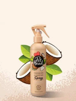 Pet Head Spray Sans Rinçage Pour Chien Sensible - Noix De Coco 🥥 -Animalerie Pet head shampoing pour chien Spray shampoing sans rincage noix coco Pet Head 300 ml 3