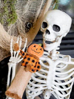 Maxi Jouet Pour Chat - Cat Kicker - Epouvantail -Animalerie Pet play jouet peluche chat Halloween Kicker citrouille 2