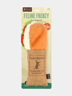 Maxi Jouet Pour Chat - Cat Kicker - Sandwich Au Thon -Animalerie Pet play jouet peluche chat kicker baguette