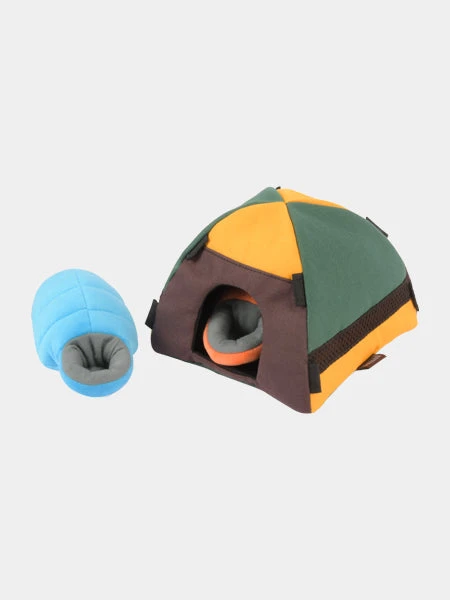 Jouet En Peluche Pour Chien - Tente Camping 🏕️ - Pet PLAY 4 Jouet En Peluche Pour Chien - Tente Camping 🏕️ - Pet PLAY – Image 2