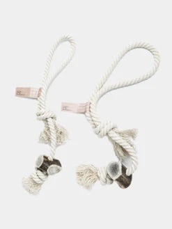 Jouet 2 En 1 En Corde Et Bois De Cerf éco-conçu - Boucle - RexProduct