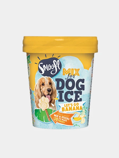 Mélange Pour Glaces Pour Chien - Banane - Smoofl 3 Mélange Pour Glaces Pour Chien - Banane - Smoofl