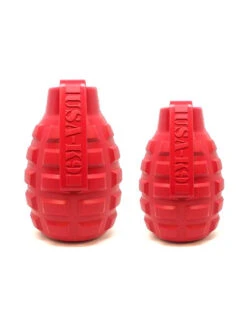 Jouet Occupation Pour Chien - Grenade - SodaPup -Animalerie SodaPup jouet interactif pour chien chiot grenade rouge k9 1