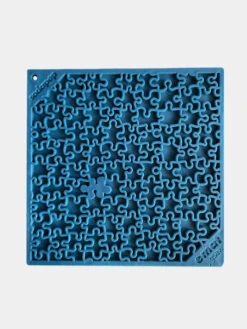 Tapis De Léchage Pour Chien Et Chat - Puzzle Bleu - SodaPup