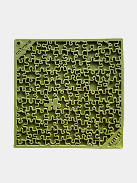 Tapis De Léchage Pour Chien Et Chat - Puzzle Vert - SodaPup 3 Tapis De Léchage Pour Chien Et Chat - Puzzle Vert - SodaPup