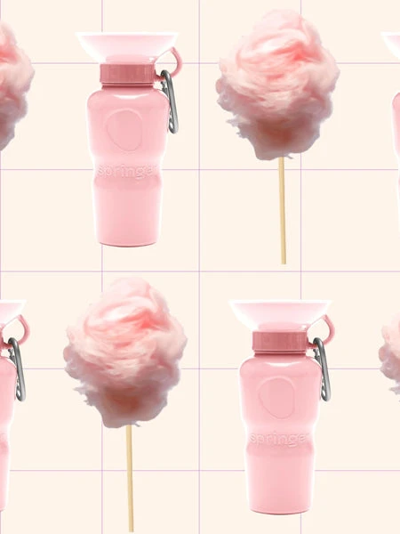 Gourde Pour Chien Avec Distributeur D’eau - Large (65 Cl) Rose Bonbon - Springer 4 Gourde Pour Chien Avec Distributeur D’eau - Large (65 Cl) Rose Bonbon - Springer – Image 2