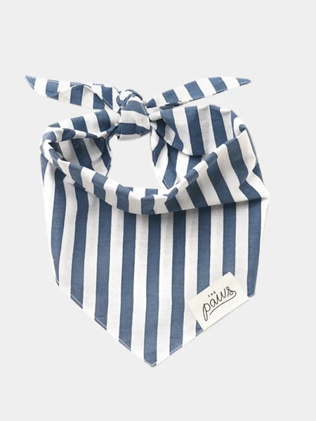 Bandana Pour Chien - Motif Harbour à Rayure - The Paws 3 Bandana Pour Chien - Motif Harbour à Rayure - The Paws
