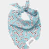 Bandana De Noël Pour Chien - Motif Candyland Bleu - The Paws