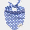 Bandana Pour Chien - Motif Coeur Bleu - The Paws 1 Bandana Pour Chien - Motif Coeur Bleu - The Paws -Animalerie The Paws bandana pour chien coeur bleu 1