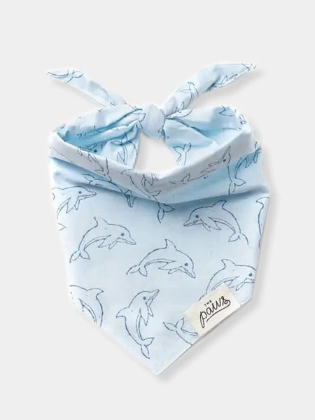 Bandana Pour Chien - Motif Dauphin đŹ - The Paws 3 Bandana Pour Chien - Motif Dauphin đŹ - The Paws