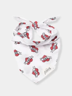 Bandana Pour Chien - Motif Love Dad ♥️ - The Paws -Animalerie The Paws bandana pour chien dog dad 1 1