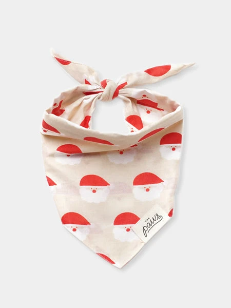 Bandana D'Hiver Pour Chien - Motif Santa - The Paws 3 Bandana D'Hiver Pour Chien - Motif Santa - The Paws