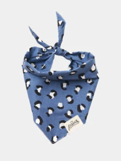 Bandana Pour Chien - Motif Panthère Bleue - The Paws