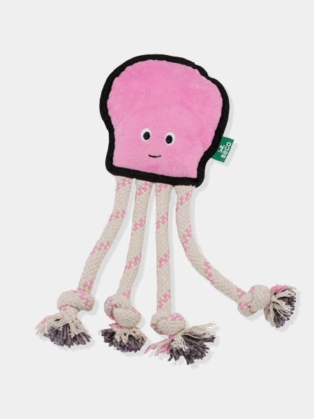 Peluche Pour Chien écologique - Pieuvre - Beco Pets 3 Peluche Pour Chien écologique - Pieuvre - Beco Pets